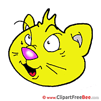 Kitten Cliparts printable for free