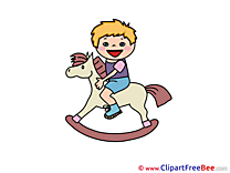 Horse with Child Pics free Illustration