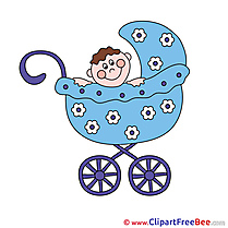 Pram Baby free printable Cliparts and Images