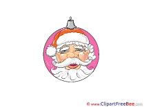 Head of Santa download Clipart Christmas Cliparts