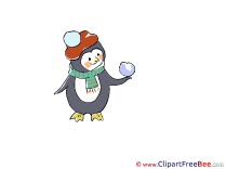 Penguin free Illustration Christmas