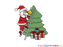 Presents Santa Claus free Cliparts Christmas