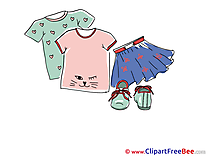 Blue Skirt Boots T-shirts download Clip Art for free
