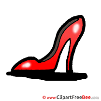 Women's Shoe Clipart free Illustrations