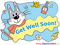 Bunny printable Get Well Soon Images