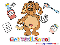 Puppy Pills Medicine Clipart Get Well Soon free Images