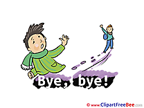 Friends Boys download Goodbye Illustrations