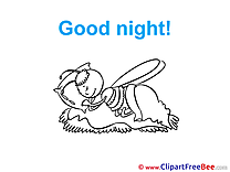 Bee Good Night Illustrations for free