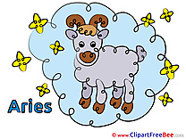 Aries Zodiac Illustrations for free