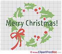 Wreath download Christmas Cross Stitches