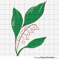 Embroidery Flower Cross Stitches  download free