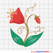 Embroidery Flower Patterns download Cross Stitches