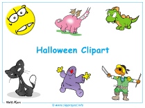 Halloween and Monsters Clipart free
