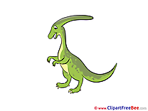 Parasaurolophus printable Illustrations for free