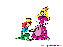 Prince Princess Clipart free Image download