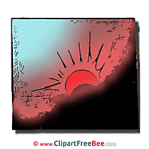 Sunrise Clipart free Illustrations