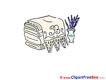 Towels free printable Cliparts and Images
