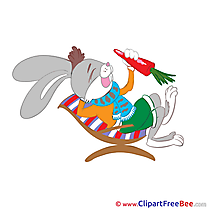 Carrot Rabbit Pics Easter free Cliparts