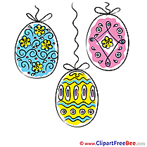 Decorated Eggs Clipart Easter free Images