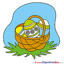 Sky Basket with Eggs download Clipart Easter Cliparts