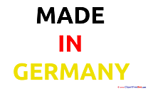Made in Germany Business Clip Art for free