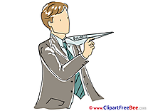 Paper Plane Business printable Finance Images