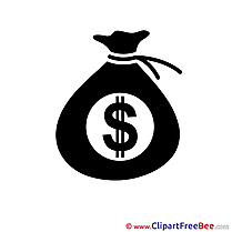 Bag of Dollars download Clipart Money Cliparts