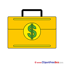 Briefcase free Cliparts Money