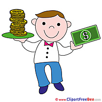 Clip Art Waiter download Money