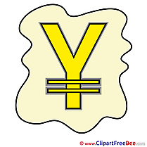 Symbol Yen download Money Illustrations