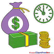 Time Finances free Cliparts Money
