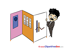 Chart Man Clipart free Image download
