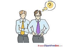 Difficulties Job Man Office Clipart free Image download