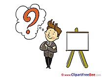 Question Man Presentation Office Pics free download Image