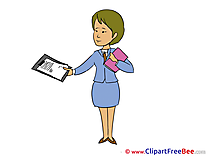Questionnaire Woman printable Illustrations for free
