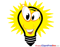 Idea Bulb Pics Presentation free Cliparts