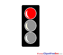 Red Traffic Light Presentation download Illustration