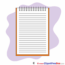 Notebook First Day at School download Illustration