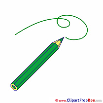 Green Pencil Pics School Illustration