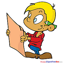 Plan List boy Clipart School free Images