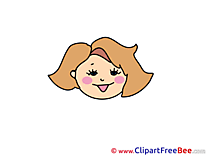 Glad Girl Emotions free Images download