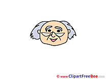 Grandfather Emotions Illustrations for free