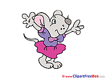 Mouse happy Emotions download Illustration