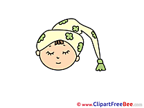 Sleeping Emotions Clip Art for free