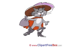 Puss in Boots Clipart Fairy Tale Illustrations