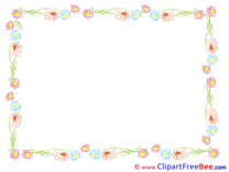 Flowers free Cliparts Frames