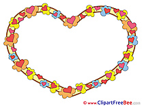 Little Hearts Clipart Frames free Images