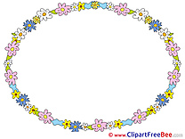 Oval Cliparts Frames for free