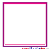 Pink Frames Clip Art for free
