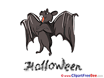 Scary Bat Halloween Illustrations for free